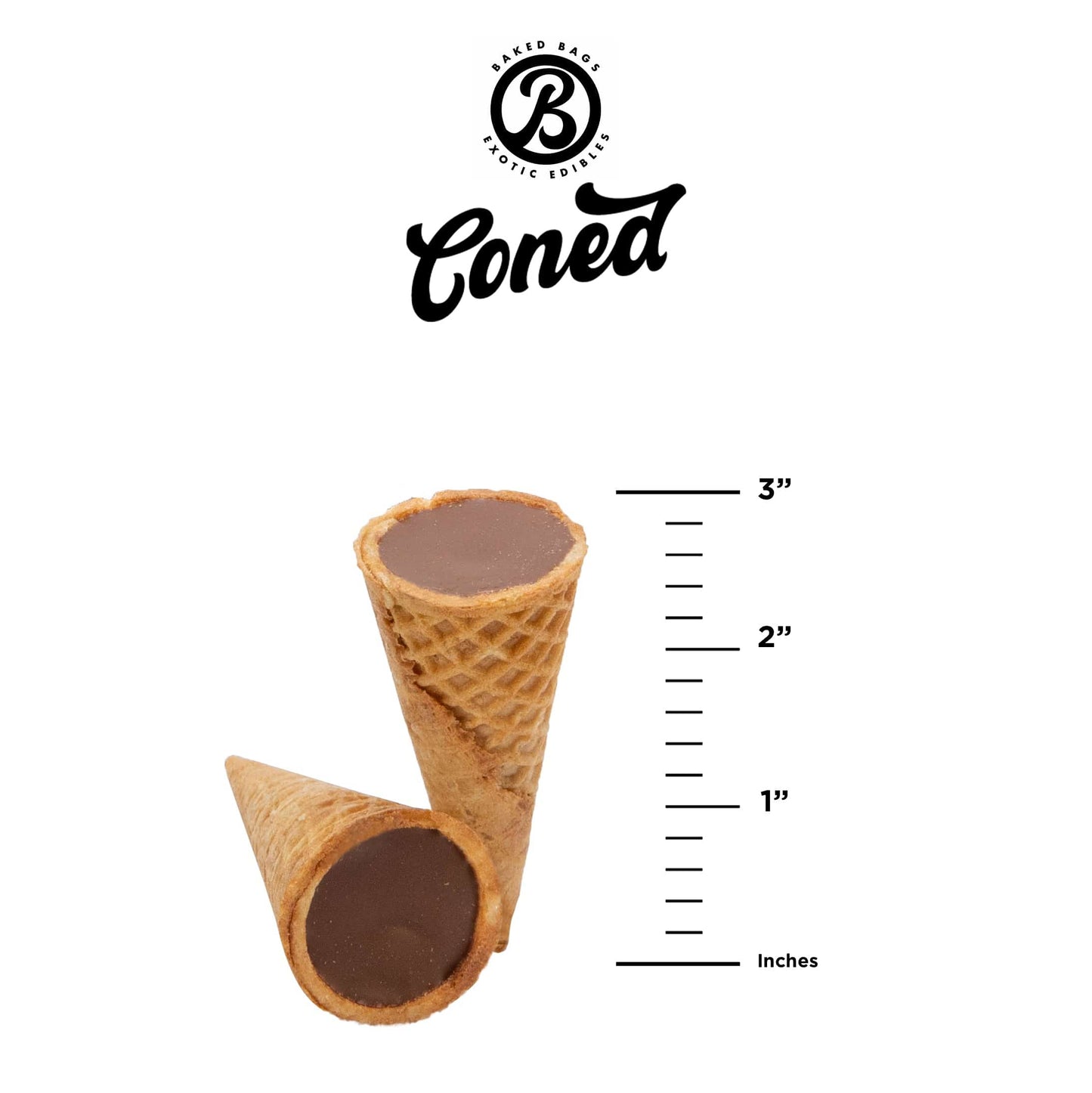 CONED Infused Chocolate Wafer Cones